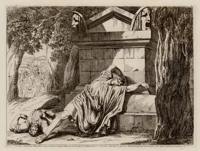 Tod des Gaius Gracchus von Bartolomeo Pinelli