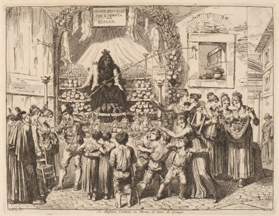 La Befana von Bartolomeo Pinelli
