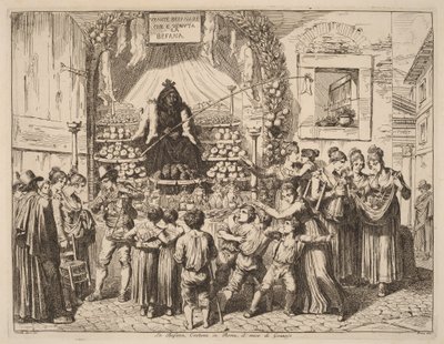 La Befana von Bartolomeo Pinelli