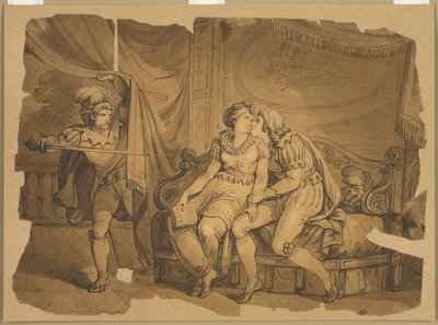 Paolo und Francesca von Bartolomeo Pinelli