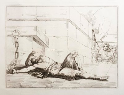 Das Ende von König Jugurtha im Mamertinischen Gefängnis von Bartolomeo Pinelli