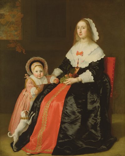 Porträt einer Mutter und eines Kindes, 1644 von Bartolomeus van der Helst