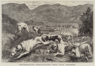 Westmoreland Sports, Hunderennen, Grasmere von Basil Bradley
