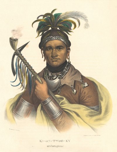 Ki-On-Twog-Ky, oder Cornplanter von Bass Otis, after F. Bartoli