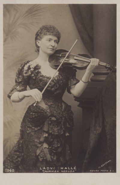 Wilma Neruda, Lady Halle, mährische Geigerin von Belgian Photographer