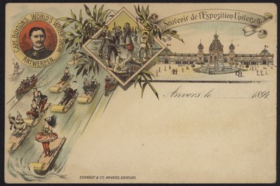 Captain Boytons Weltwassershow, Souvenir der Exposition Internationale d