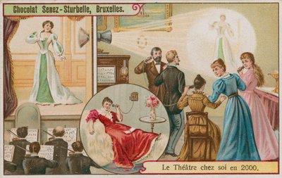 Theatergenuss im eigenen Heim im Jahr 2000 von Belgian School