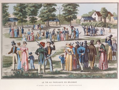 Papegay-Spiel in Belgien von Belgian School