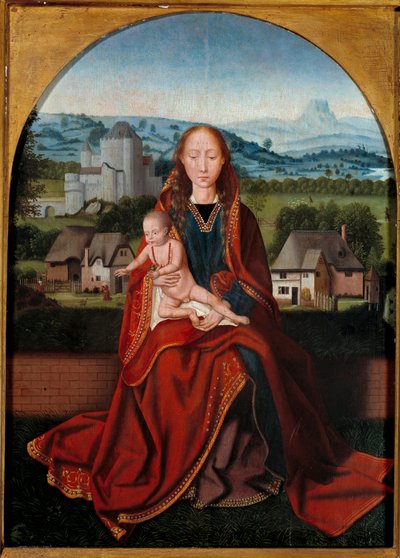 Madonna mit Kind von Belgian School