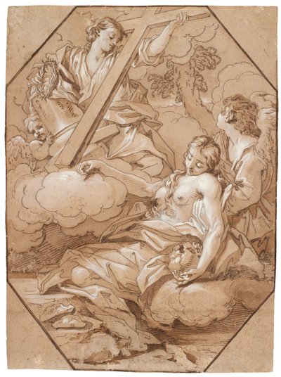 Die Ekstase der Heiligen Maria Magdalena, ca. 1715-19 von Benedetto Luti