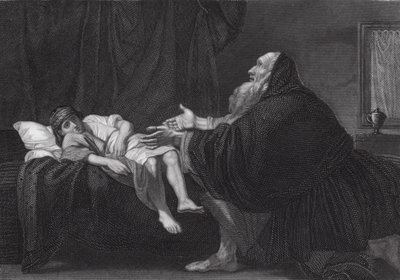 Elia erweckt den Sohn der Witwe von Benjamin (after) West