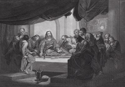 Das letzte Abendmahl (Gravur) von Benjamin (after) West