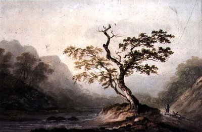 Landschaft mit Fluss und Bergen von Benjamin Barker