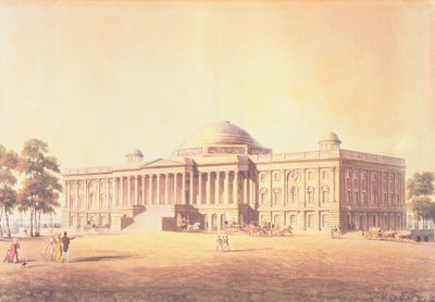 Kapitol der Vereinigten Staaten, graviert von Thomas Sutherland, 1825 von Benjamin Henry Latrobe