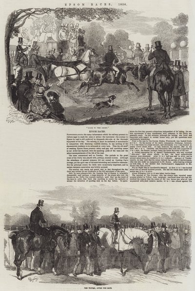 Epsom-Rennen, 1856 von Benjamin Herring