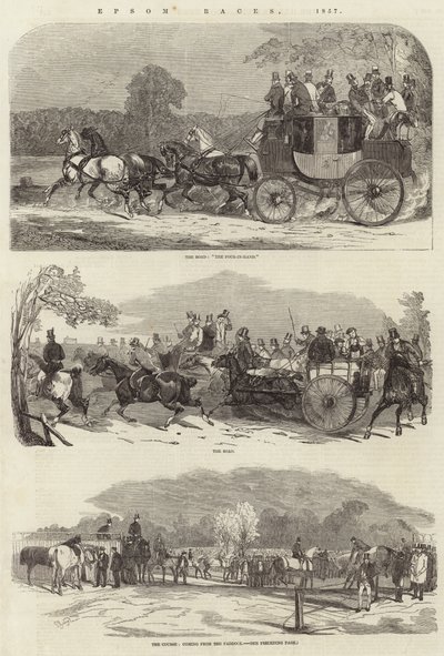 Epsom-Rennen, 1857 von Benjamin Herring