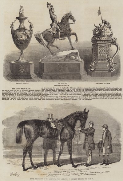 Die Ascot-Rennplatte von Benjamin Herring