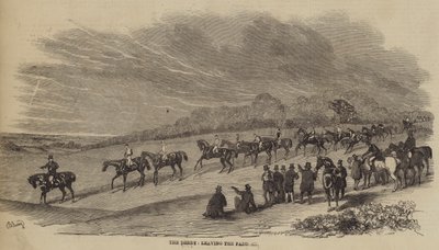 Das Derby, Verlassen des Paddocks von Benjamin Herring