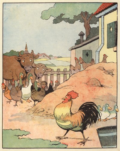 Illustration für Chantecler von Benjamin Rabier von Benjamin Rabier