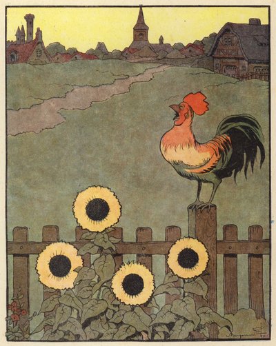 Illustration für Chantecler von Benjamin Rabier von Benjamin Rabier