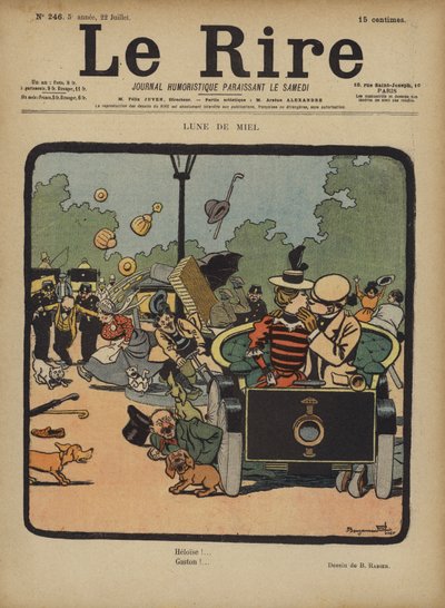 Illustration für Le Rire von Benjamin Rabier