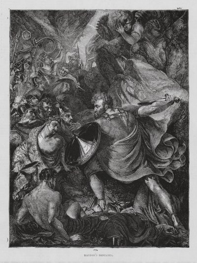 Ermordung von L. S. Dentatus von Benjamin Robert (after) Haydon