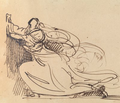 Studie einer Frau, die auf Knien fleht von Benjamin Robert Haydon