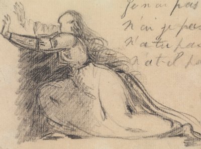 Studie einer flehenden Frau auf den Knien von Benjamin Robert Haydon