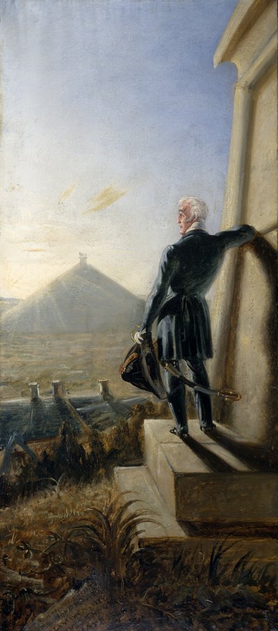 Der Herzog von Wellington sinnt auf dem Schlachtfeld von Waterloo, ca. 1844 von Benjamin Robert Haydon