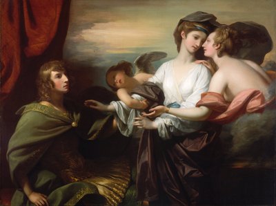 Helena nach Paris gebracht von Benjamin West