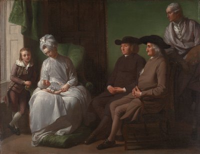 Der Künstler und seine Familie von Benjamin West