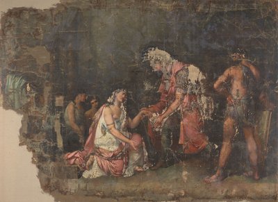 Sophonisbe kniet vor Masinissa von Benjamin Wolff