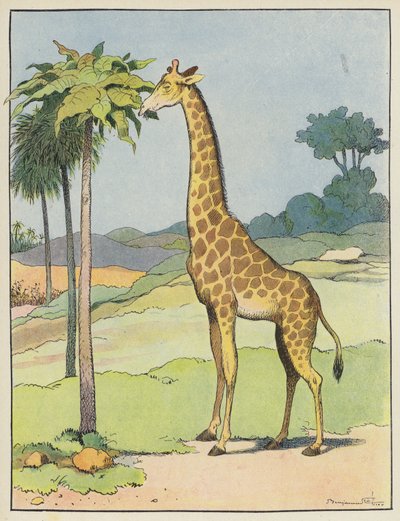 Giraffe von Benjamin Rabier