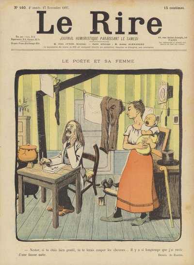 Illustration für Le Rire von Benjamin Rabier