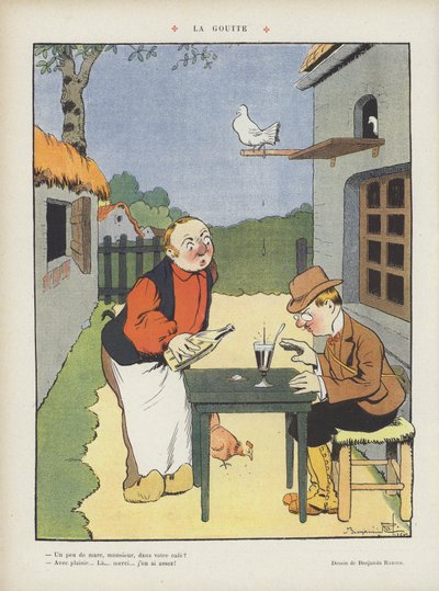 Illustration für Le Rire von Benjamin Rabier