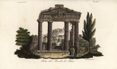Ruinen des Tores der Athena Archegetis, Römische Agora, Athen von Bennardoni Bennardoni