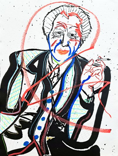 Surportrait: Frank Lloyd Wright, 2022 von Benoit Erwann Boucherot
