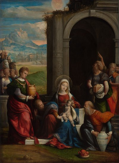 Die Anbetung der Könige von Benvenuto Tisi da Garofalo