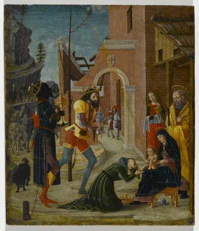 Die Anbetung der Könige, ca. 1485-95 von Bernadino Jacobi Butinone