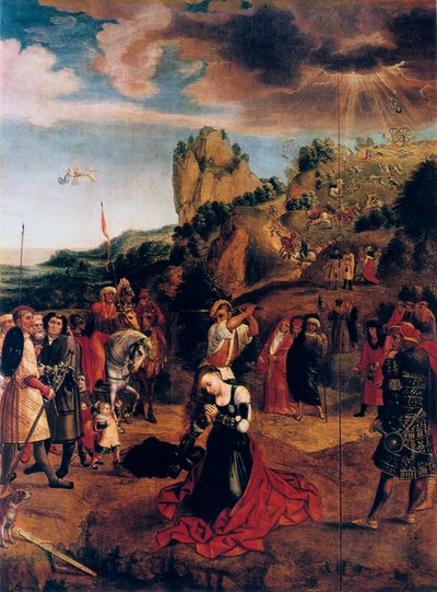 Das Martyrium der Heiligen Katharina, 16. Jahrhundert von Bernard van Orley