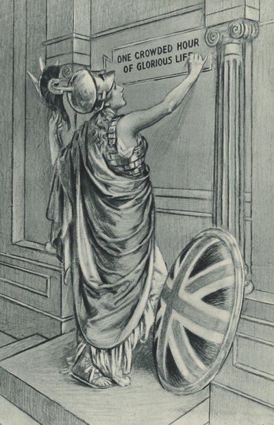 Der Ruf von Britannia - Eine überfüllte Stunde glorreichen Lebens von Bernard (after) Partridge