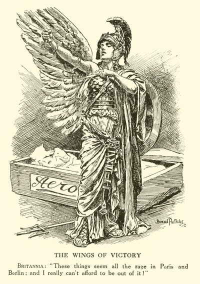 Die Flügel des Sieges von Bernard (after) Partridge