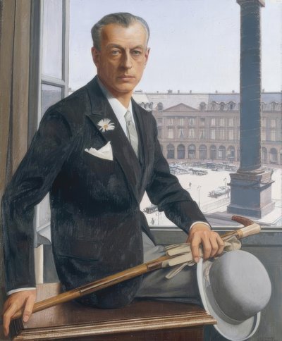 Selbstporträt am Place Vendôme von Bernard Boutet de Monvel