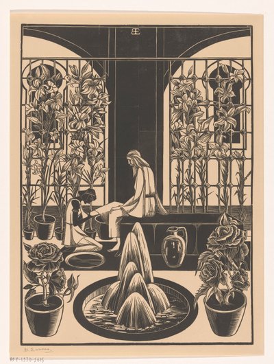 Fußwaschung von Bernard Essers (signed by artist)