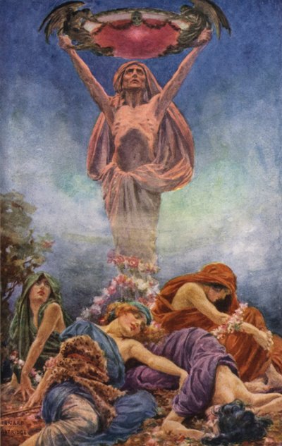 Szene aus Rabbi Ben Ezra von Robert Browning von Bernard Partridge