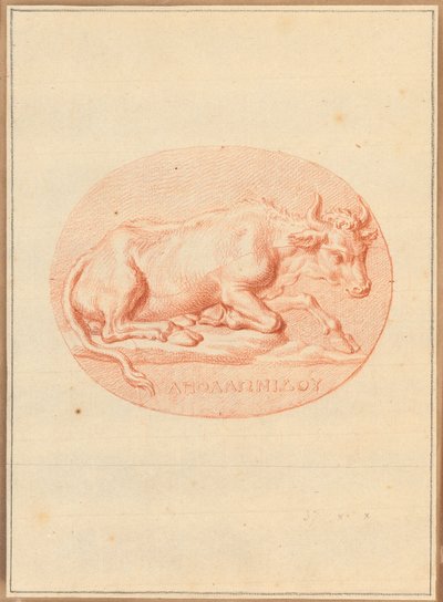 Eines von sechs Kameen mit mythologischen und klassischen Motiven von Bernard Picart