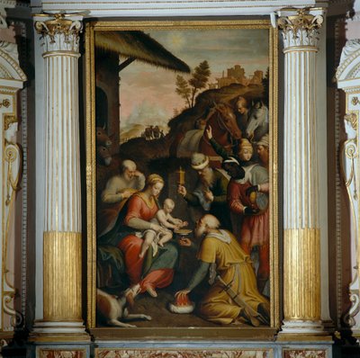 Die Anbetung der Könige von Bernardino Campi