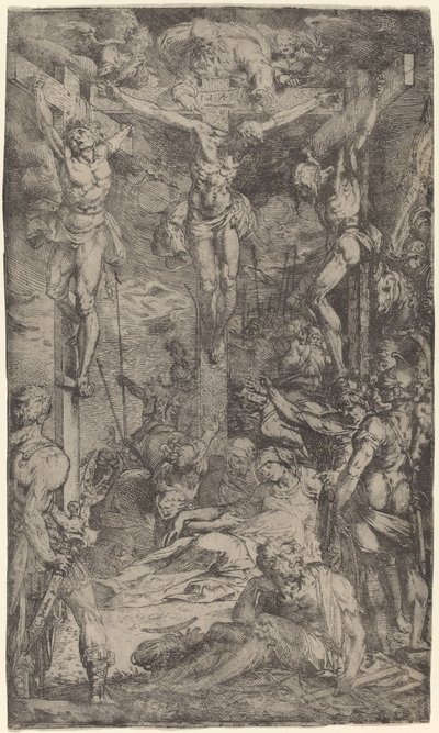 Die Kreuzigung von Bernardino Poccetti