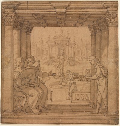 Illustration aus Torquato Tassos Gerusalemme Liberata, 1586-1590 von Bernardo Castello