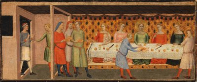 Hochzeitsmahl der hl. Caecilia von Bernardo Daddi